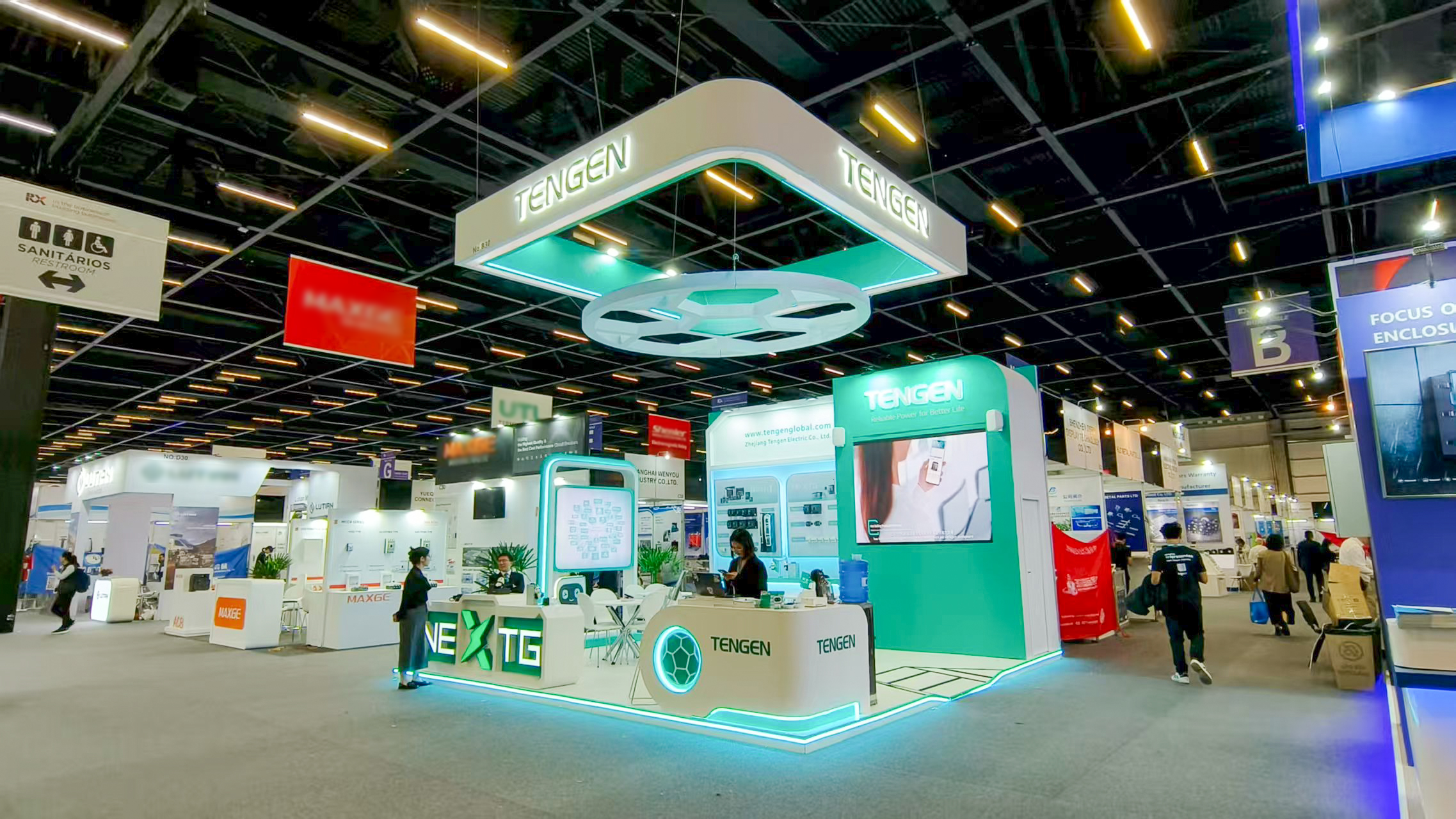 闪耀拉美丨ng28注册平台入口亮相FIEE巴西国际电力展